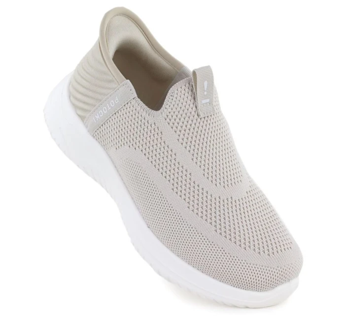 Dámská slip on sportovní obuv béžová Potocki BK01312