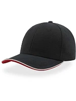 Atlantis Headwear Pilot Piping Sandwich 6 panelová broušená sandwich kšiltovka 33.0502 navy/white Atlantis Headwear Pilot Piping Sandwich 6 panelová broušená sandwich kšiltovka 33.0502 navy/white
