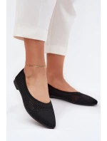Baleríny z se zapínáním na černé model 21702975 - Boto