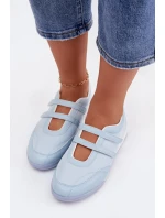 Sportovní dámské baleríny s pásky Modré model 21956199 - Boto