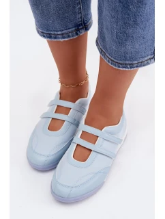 Sportovní dámské baleríny s pásky Modré model 21956199 - Boto