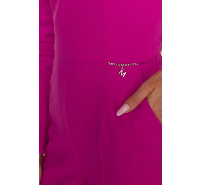 M883 Džínová kombinéza - růžová