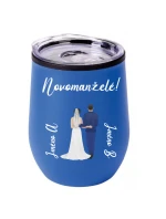 Personalizovaný termohrnek "bowl" s novomanželským párem 