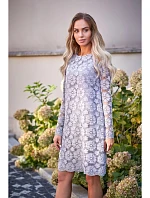 Dámské šaty M406 Šedá - MOE