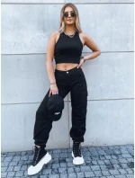 Dámské padákové kalhoty ADVENTURE černé UY1640 Dámské padákové kalhoty ADVENTURE černé UY1640