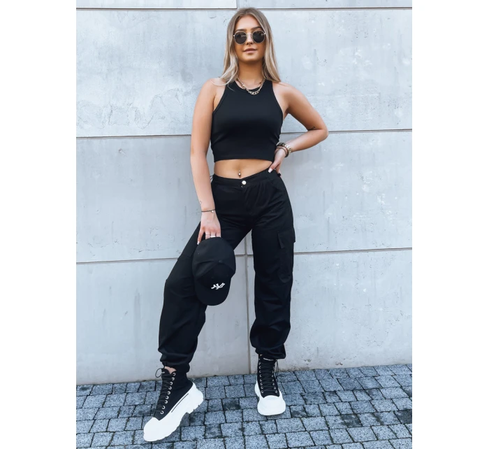 Dámské padákové kalhoty ADVENTURE černé UY1640 Dámské padákové kalhoty ADVENTURE černé UY1640