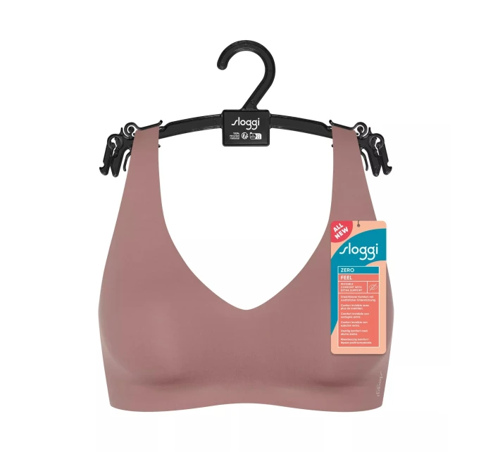 Dámská podprsenka ZERO Feel 2.0 Soft bra - BROWN - sv. hnědá 1141 - SLOGGI