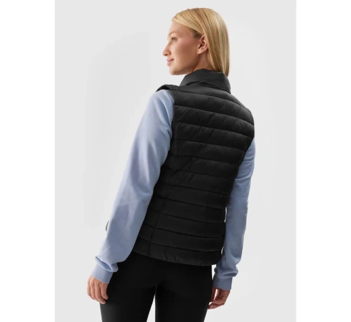 Dámská bunda bez rukávů 4F 4FRSS24TVJAF101-20S z recyklovaného prachového peří