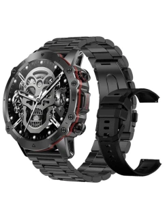 Pánské chytré hodinky Rubicon RNCF18-1 BLACK Náramek + řemínek