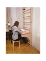 DŘEVĚNÝ ŽEBŘÍK S LAVIČKOU 112