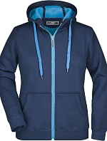 Daiber JN 354 Dámská mikina Doubleface 02.0354 navy/aqua