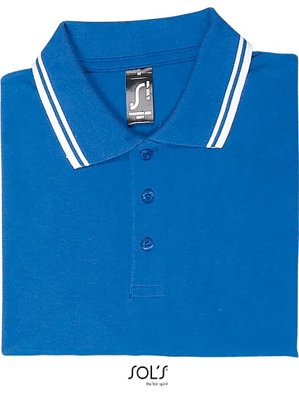 SOL'S Pasadena Men Pánské piqué polo model 22521863 royal blue/white SOL'S Pasadena Men Pánské piqué polo model 22521863 royal blue/white