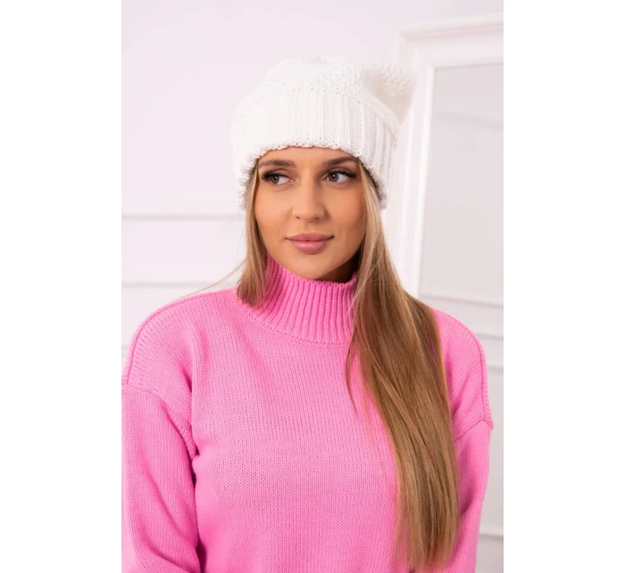 Dámská čepice Danuta K331 bílá Dámská čepice Danuta K331 bílá