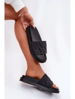 Dámské Pantofle Na Platformě Big Star model 21694565 Černé - Big Star Shoes Dámské Pantofle Na Platformě Big Star model 21694565 Černé - Big Star Shoes