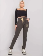 Tepláky RV DR 6685.70P tmavá khaki