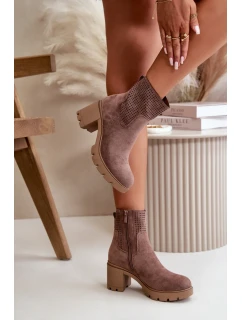 Boty na podpatku model 199066 Step in style