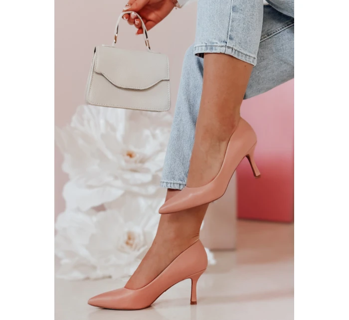 Dámské lodičky LUMARA pink FashionStreet na jehlovém podpatku ZY0729