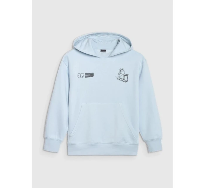 Chlapecká mikina s kapucí model 21736575 - 4F Chlapecká mikina s kapucí model 21736575 - 4F