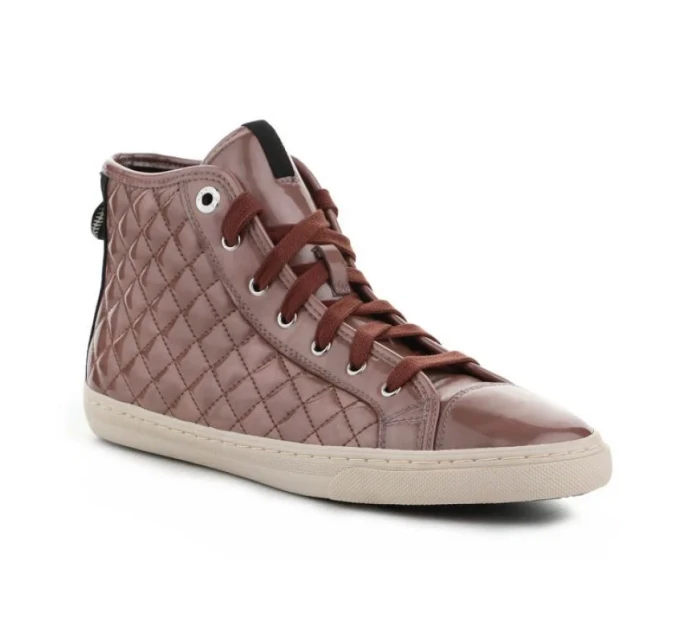 Dámské boty Geox D N.Klub A - Kov.Synth.Pat. W D4258A-000HI-C8014