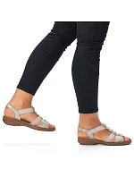 Dámské pohodlné nazouvací sandály model 22050522 - Rieker Dámské pohodlné nazouvací sandály model 22050522 - Rieker