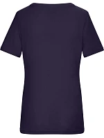 Dámské bio tričko s jemným žebrováním 02. deep purple model 22445942 - Daiber Dámské bio tričko s jemným žebrováním 02. deep purple model 22445942 - Daiber