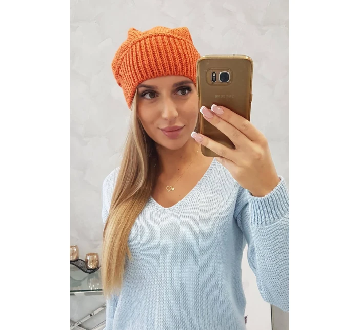 Dámská čepice Ingrid K371 oranžová