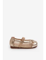 Dětské baletky s mašlí Zlaté Jellema Dětské baletky s mašlí Zlaté Jellema