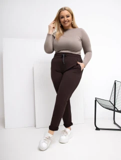 Spodnie dresowe RV DR model 21870767 ciemny brązowy - FPrice