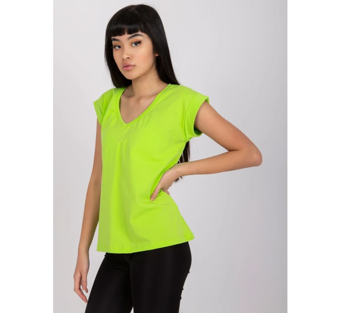 Tričko RV TS 7543.12x fluo zelená