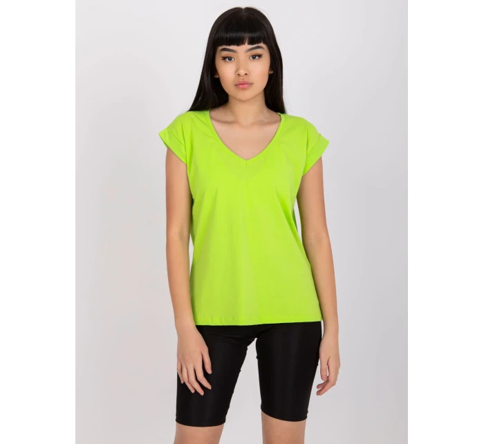 Tričko RV TS 7543.12x fluo zelená