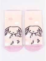 Yoclub Bavlněné dětské dívčí froté ponožky proti uklouznutí ABS vzory Barvy 6-pack SK-29/SIL/6PAK/GIR/001 Vícebarevné