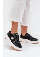 Dámské tenisky na platformě Big Star HI-POLY SYSTEM – černé Dámské tenisky na platformě Big Star HI-POLY SYSTEM – černé