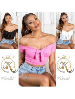 Sexy Ripp Crop Top with bow