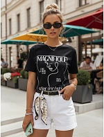 Tshirt damski czarny model 22156767 - FashionStreet