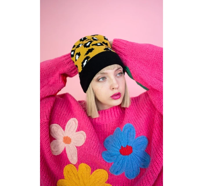 Dámská čepice model 18896120 Hipster Panther - Art of polo Dámská čepice model 18896120 Hipster Panther - Art of polo