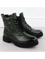 Dámské boty Bagger zateplené zelené Potocki 25-19324