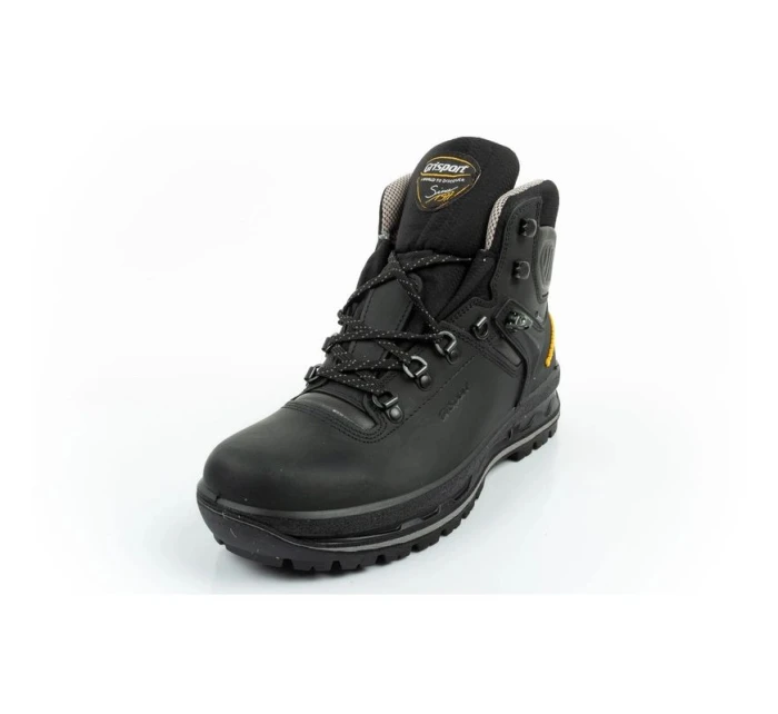 Grisport pánská treková obuv Nero dakar SPO-TEX leather black
