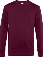 B&C KING Crew Neck_° Pánská mikina 01.U01K dark cherry