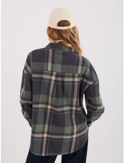 Košile D71720Z11085B khaki