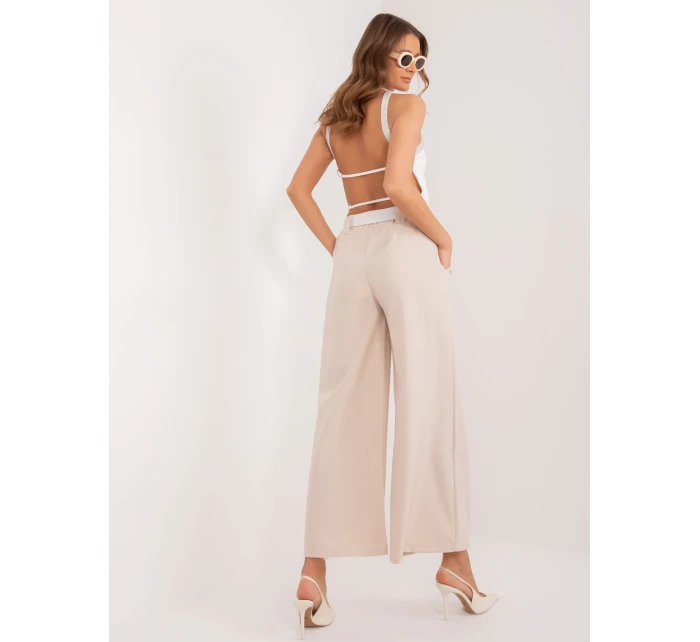 Kalhoty DHJ SP 5583.88 světle béžová