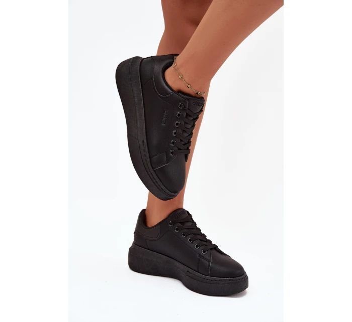 Dámské tenisky na platformě Big Star – černé Dámské tenisky na platformě Big Star – černé