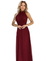 Dámské šaty 636-1 VERONICA vínové - Numoco