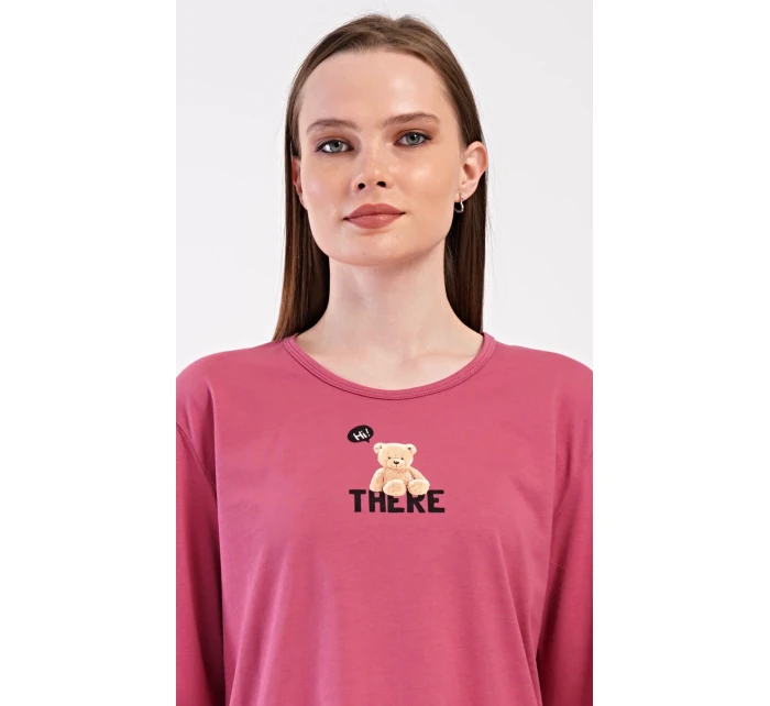 Dámské pyžamo dlouhé Pink model 20848216 - Vienetta