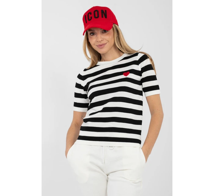 Svetr s krátkým rukávem  model 224319 Factory Price