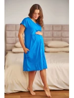 Dámská těhotenská košile model 21044309 blue - Doctornap Dámská těhotenská košile model 21044309 blue - Doctornap