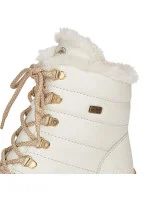 Kožené nepromokavé zateplené boty W white model 21391182 - Rieker