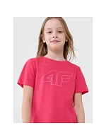 Dívčí tričko s potiskem model 22117161 - 4F