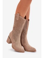 Kozačky Do   Béžové model 21686954 - S.Barski