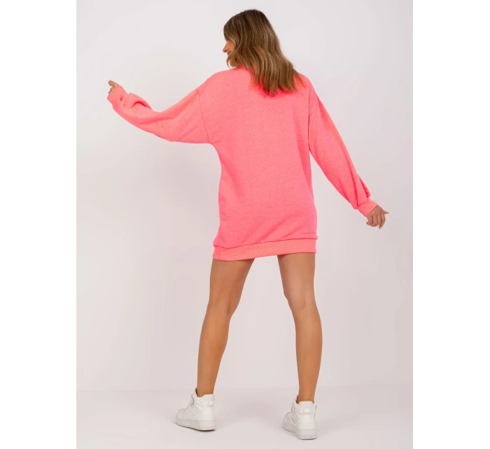 Mikina EM BL U719.82P fluo růžová