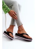 Dámské žabky na klínku Big Star Black Dámské žabky na klínku Big Star Black